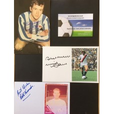 Signed card by Bobby Kennedy the Manchester City footballer